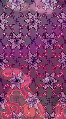 Çiçekli bahar çiçekleri. Motley illüstrasyonu. Küçük çiçekte güzel bir desen. Küçük renkli çiçekler. Moda baskıları için zarif bir şablon.