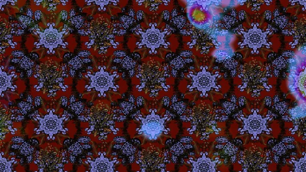 Tatil havası. Kahverengi ve siyah renkli çiçekler. Raster güzel bir çiçek deseni çizmiş. Bahar mevsimi. Nazik romantik baskı.