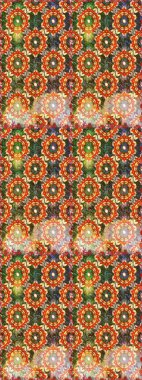 Barok tarzında duvar kağıdı tasarımı için kusursuz damaske deseni arkaplanı. Süslü raster dekorasyonu. Altın elementlerle kahverengi renklerde altın desen.