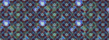 Raster illustration. Flowers on blue and red colors. Floral sketch pattern background, with strokes and splashes, summer flowers.