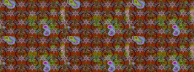 Raster deseni. Çiçek kompozisyonu. Doğa. Çiçek arkaplan. Küçük çiçekte güzel bir desen var. Çiçek kolajı. - Kahverengi ve yeşil çiçekler.