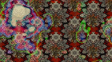 Raster deseni. Küçük çiçekte güzel bir çiçek deseni var. Çiçekli çiçek deseni, suluboya..