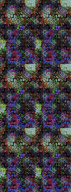 Düz Çiçek Elementleri Tasarımı. Siyah renkli çiçekler. Renkli Yaz Temalı eskiz kalıbı. Çiçekli retro deseni çiz.