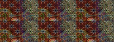 Renkli Bahar Teması eskiz kalıbı. Düz Çiçek Elementleri Tasarımı. Çiçek desenli eskiz, yaz çiçekleri. Kahverengi ve yeşil renkte çiçekler.