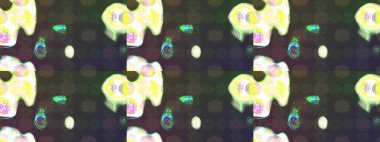 Tatil havası. Raster güzel bir çiçek deseni çizmiş. Nazik romantik baskı. Bahar mevsimi.