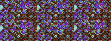 Raster güzel kumaş deseni çiziyor. Düz Çiçek Elementleri Tasarımı. Renkli Bahar Teması eskiz kalıbı. Çiçek deseni.