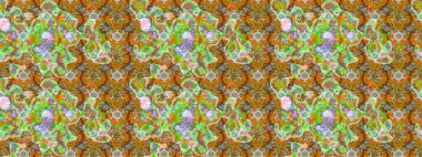 Düz Çiçek Elementleri Tasarımı. Renkli Bahar Teması eskiz kalıbı. Parlak arkaplan eskiz desenli çiçekli fantezi tasarımı.