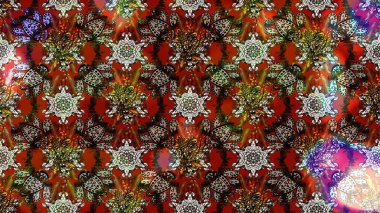 Tony 'nin kumaş kalıbını çiz. Raster illüstrasyonu. Modaya uygun kumaş deseni. Küçük çiçekte sevimli çiçek deseni var..