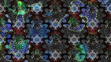 Küçük renkli çiçekler. Küçük çiçekte güzel bir desen. Moda baskıları için zarif bir şablon. Çiçekli bahar çiçekleri. Motley illüstrasyonu.