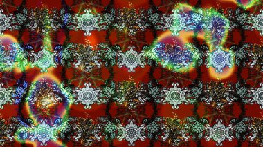 Raster çiçek desenli çiçek deseni, yapraklar, dekoratif elementler, sıçrama, lekeler, el çizimi kontur çizgileri ve Doodle çizim stili, grafik raster çizim çizimi.