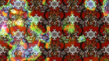 Raster illüstrasyonu. Eskiz tarzı kahverengi ve kırmızı renkler. Raster illüstrasyonu. Şirin karalamalı çiçek desenli çizim. El yapımı çiçek ve bitki koleksiyonu.