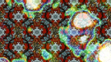 Raster illüstrasyonu. Çiçekli, yapraklı, çiçek desenli eskiz. El çizimi.