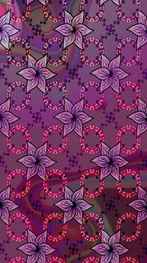 Düz Çiçek Elementleri Tasarımı. Raster çiçekli arka plan. Güzel kumaş deseni. Güzel eskiz şekli. Yazdır. Renkli Yaz Teması çizim şablonu.