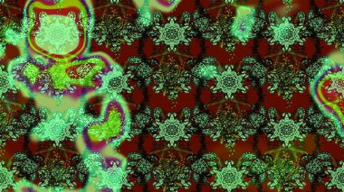 Moda baskıları için zarif bir şablon. Çiçekli yaz çiçekleri. Küçük renkli çiçekler. Küçük çiçekte güzel bir desen. Robot resim. Motley illüstrasyonu.