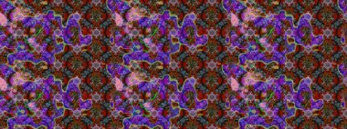 Modern, kahverengi ve kırmızı raster arka plan duvar kağıdı çizimi, klasik çizgili desenli desenli çiçekler, çiçekli süsler. Çiçekli el çizimi çizimi deseni.