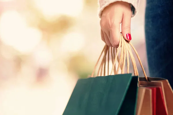 Woman Shopping Mall — Stock Photo, Image