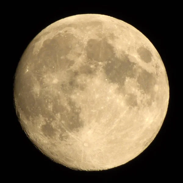 Luna Llena Noche Oscura —  Fotos de Stock