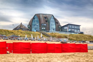 BLOEMENDAAL, NETHERLANDS - JULY 09, 2018 : Bloemendaal aan Zee in summer day.