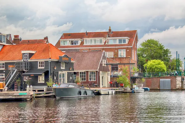 역사적인 렘에서 Haarlem 네덜란드 2018 전형적인 네덜란드 — 스톡 사진