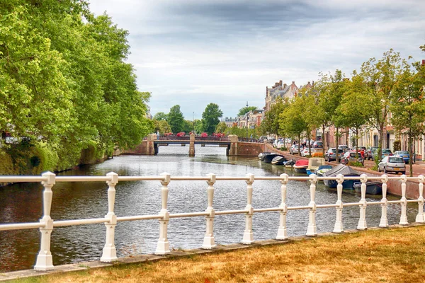 역사적인 렘에서 Haarlem 네덜란드 2018 전형적인 네덜란드 — 스톡 사진
