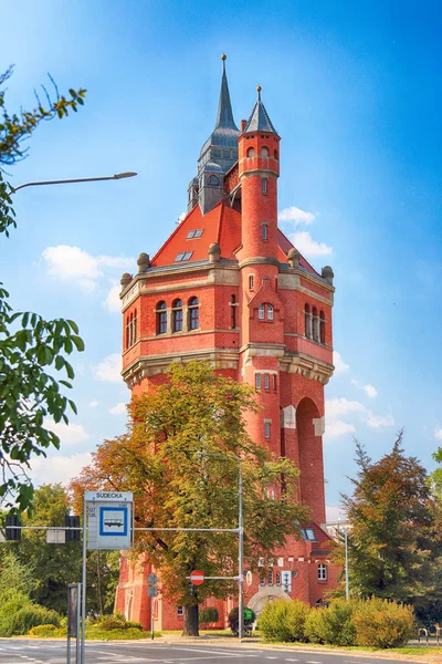 Wroclaw Polen Augusti 2018 Vattentornet Sudecka Street Wroclaw Meter Hög — Stockfoto