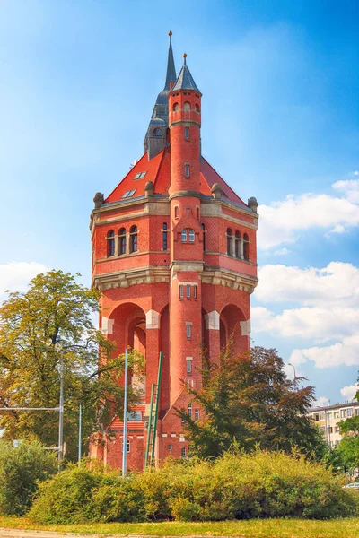 Wroclaw Polen Augusti 2018 Vattentornet Sudecka Street Wroclaw Meter Hög — Stockfoto