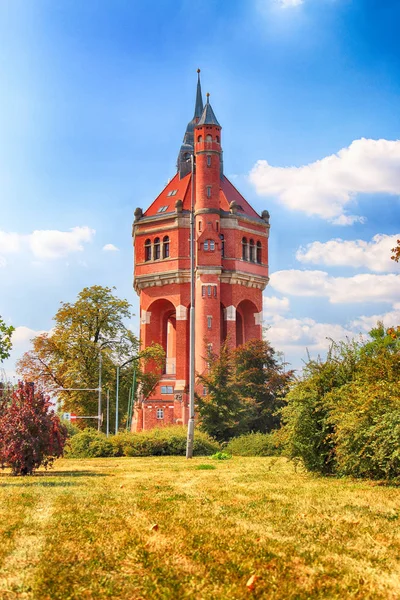 Wroclaw Polen Augusti 2018 Vattentornet Sudecka Street Wroclaw Meter Hög — Stockfoto