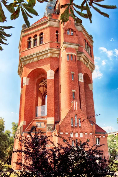 ヴロツワフ ポーランド 2018 Sudecka 街ヴロツワフ メートルの給水塔がカール Klimm によって設計 造られた 1904 — ストック写真