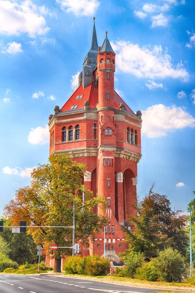 Wroclaw Polen Augusti 2018 Vattentornet Sudecka Street Wroclaw Meter Hög — Stockfoto