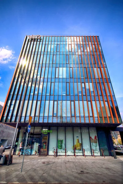 ヴロツワフ ポーランド 2018 Komandorska オフィスビル 2015 2017 年に造られる ヴロツワフで 建築家 — ストック写真