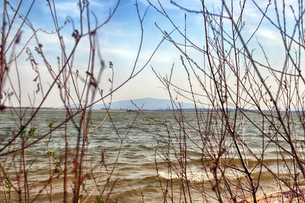 Mietkow Lake Sleza Mountain Polen — Stockfoto