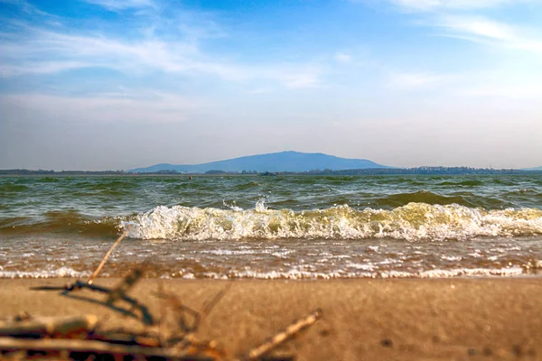 Mietkow Lake Sleza Mountain Polen — Stockfoto