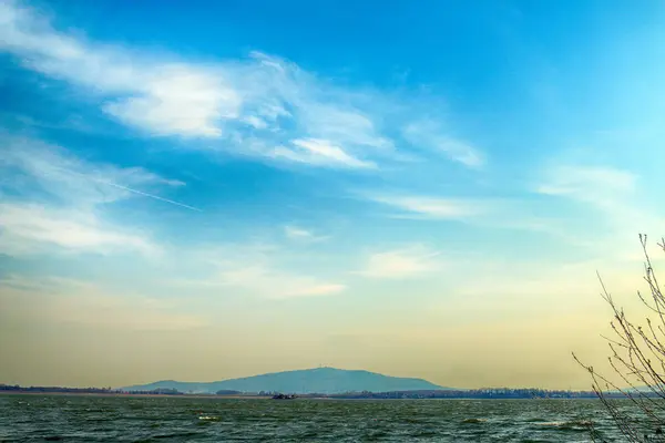 Mietkow Lake Sleza Mountain Polen — Stockfoto