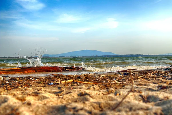 Mietkow Lake Sleza Mountain Polen — Stockfoto