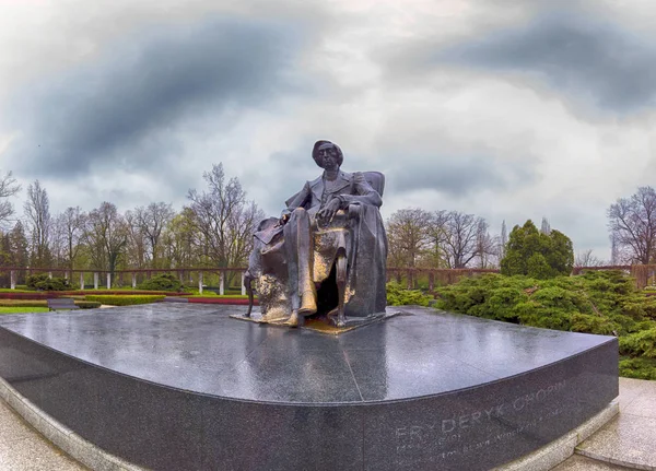 Wroclaw Polonia Abril 2019 Monumento Fryderyk Chopin Park Poludniowy South —  Fotos de Stock