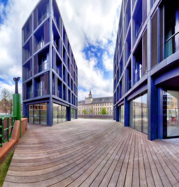 Wroclaw, Polonya - 22 Nisan 2019: Wroclaw Old Town. A şehir merkezi.