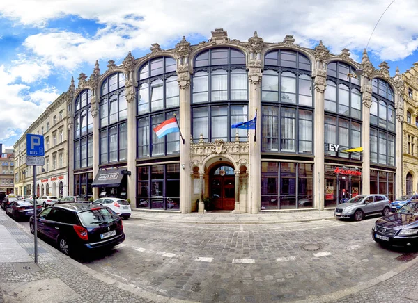 Wroclaw Polen April 2019 Wroclaw Gamla Stan Rzeznicza Street Historisk — Stockfoto