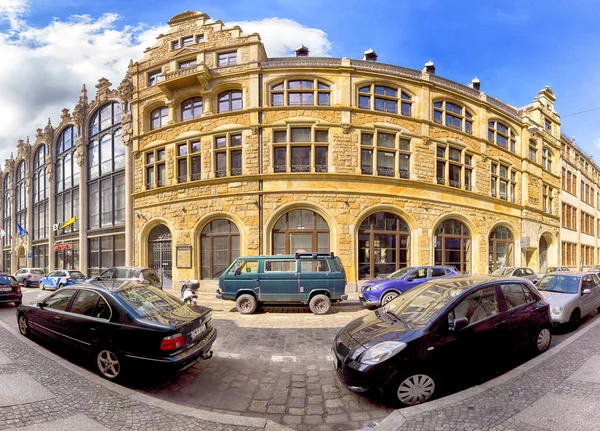 Wroclaw Polen April 2019 Wroclaw Gamla Stan Rzeznicza Street Historisk — Stockfoto