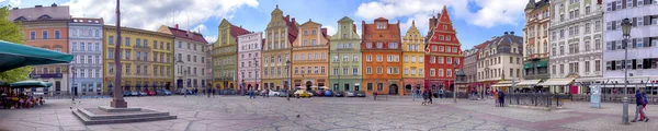 Wroclaw Polonia Abril 2019 Wroclaw Old Town Salt Square Ciudad — Foto de Stock