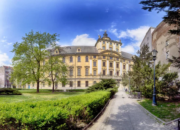 Wroclaw Polen April 2019 Wroclaw Gamla Stan University Wroclaw Historisk — Stockfoto