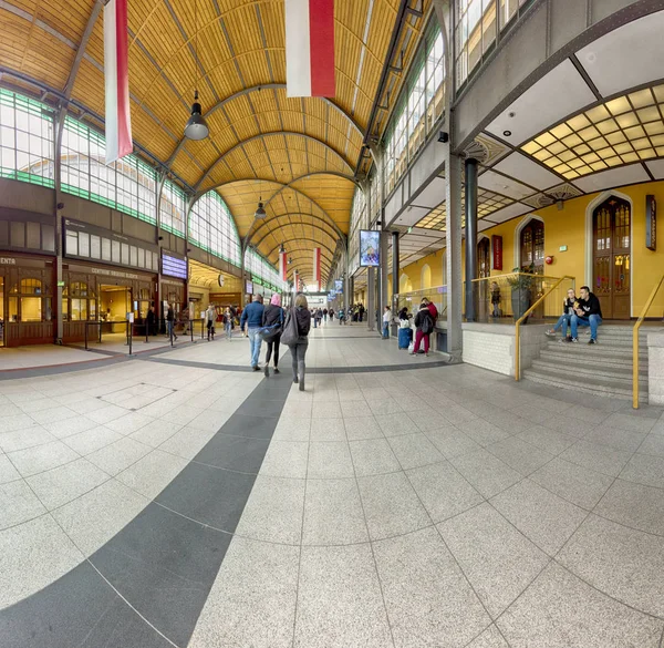 Wroclaw Polonia Maggio 2019 Stazione Centrale Breslavia Wroclaw Glowny Costruito — Foto Stock