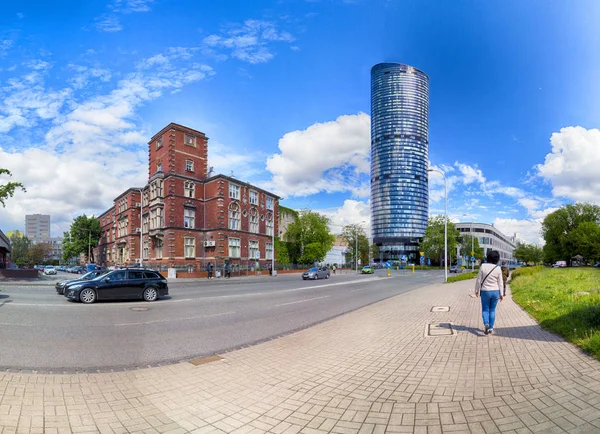 Wroclaw Poland May 2019 Sky Tower Shopping Center Wroclaw Whole — Stock Photo, Image