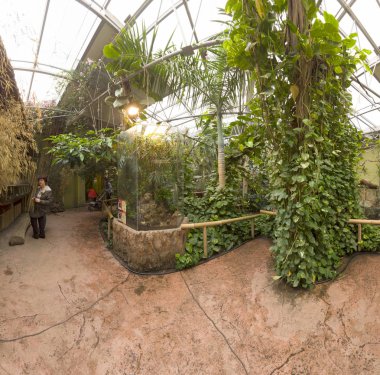 WROCLAW, POLAND - MAY 20, 2019: The Wroclaw Zoological Garden is the oldest and most visited zoo in Poland (and the fifth in Europe). It is also the largest collection of animals in Poland.