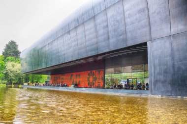 WROCLAW, POLAND - MAY 20, 2019: The Wroclaw Africarium (Polish: Afrykarium) is the only themed oceanarium devoted solely to exhibiting the fauna of Africa. Is a part of the Zoo in Wroclaw, Poland.
