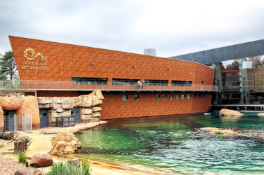 WROCLAW, POLAND - MAY 20, 2019: The Wroclaw Africarium (Polish: Afrykarium) is the only themed oceanarium devoted solely to exhibiting the fauna of Africa. Is a part of the Zoo in Wroclaw, Poland.