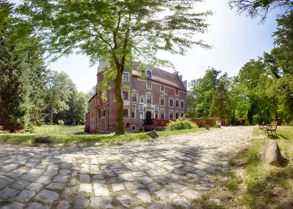 Wroclaw Polen Juni 2019 Das Renaissance Wasserschloss Wojnowice Bei Wroclaw — Stockfoto