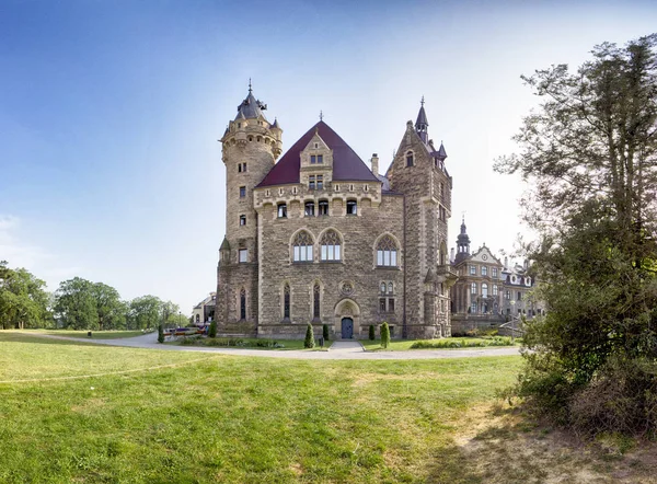 Wroclaw Poland June 2019 Castle Moszna Opole Poland One Most — Stock Photo, Image