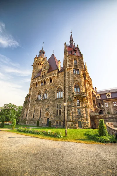 Wroclaw Polonia Junio 2019 Castillo Moszna Cerca Opole Polonia Una — Foto de Stock