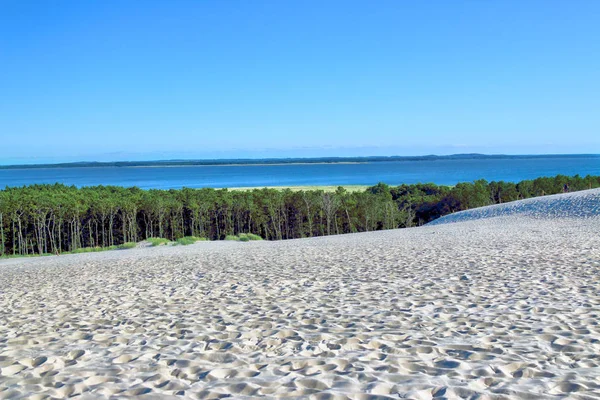 Der Slowinski Nationalpark Liegt Der Ostseeküste Der Nähe Von Leba — Stockfoto