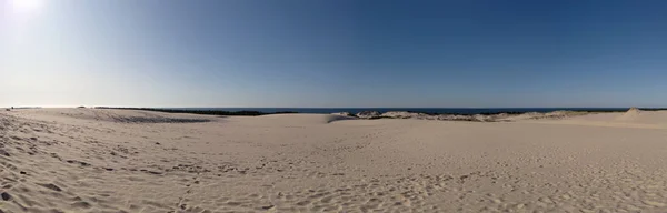 Parque Nacional Slowinski Está Situado Costa Mar Báltico Perto Leba — Fotografia de Stock